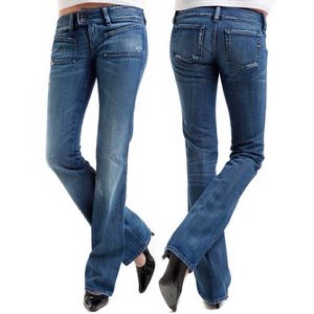 Vintage Y2K Diesel Industry Low Rise Hush Jeans 28